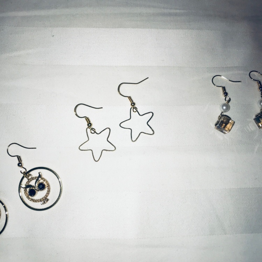 BOGO NWT Gold Star Earrings